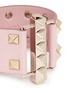 Detail View - Click To Enlarge - VALENTINO GARAVANI - 'Rockstud' bar clasp wide leather bracelet