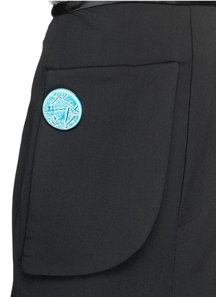 Detail View - Click To Enlarge - ELLERY - 'Pastiche' floating pocket flute skirt