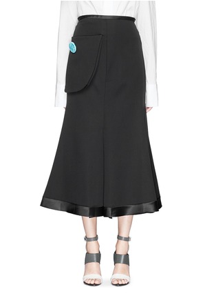 Main View - Click To Enlarge - ELLERY - 'Pastiche' floating pocket flute skirt