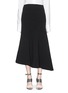 Main View - Click To Enlarge - ELLERY - 'Riot Squad' asymmetric flare midi skirt