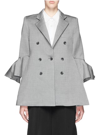 Main View - Click To Enlarge - ELLERY - 'Bromley' deconstructed bell sleeve blazer