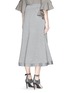 Back View - Click To Enlarge - ELLERY - 'Pastiche' wool viscose flute skirt