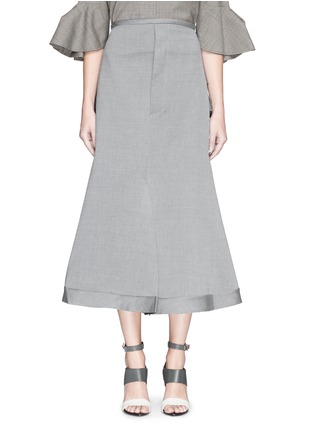 Main View - Click To Enlarge - ELLERY - 'Pastiche' wool viscose flute skirt