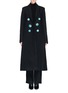 Main View - Click To Enlarge - ELLERY - 'Sable Starr' ceramic button wool coat