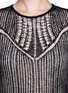 Detail View - Click To Enlarge - ALEXANDER MCQUEEN - Wool-silk open knit top