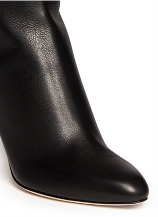 Detail View - Click To Enlarge - JIMMY CHOO - 'Grand' grainy calf leather boots