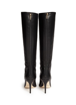 Back View - Click To Enlarge - JIMMY CHOO - 'Grand' grainy calf leather boots