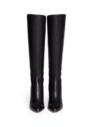 Figure View - Click To Enlarge - JIMMY CHOO - 'Grand' grainy calf leather boots