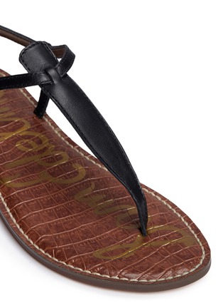 Detail View - Click To Enlarge - SAM EDELMAN - 'S-Gigi' leather thong sandals