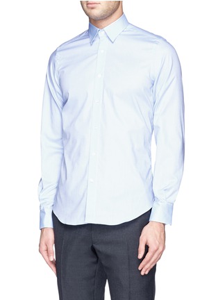 Front View - Click To Enlarge - BOGLIOLI - Cotton Oxford shirt