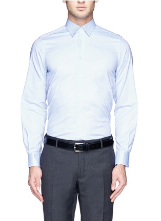 Main View - Click To Enlarge - BOGLIOLI - Cotton Oxford shirt