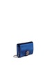 Figure View - Click To Enlarge - RODO - Crystal clasp foldover satin clutch