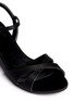 Detail View - Click To Enlarge - STUART WEITZMAN - 'Verna Meg' satin junior sandals
