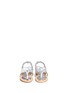 Figure View - Click To Enlarge - STUART WEITZMAN - 'Camia Leslie' kids holographic thong sandals