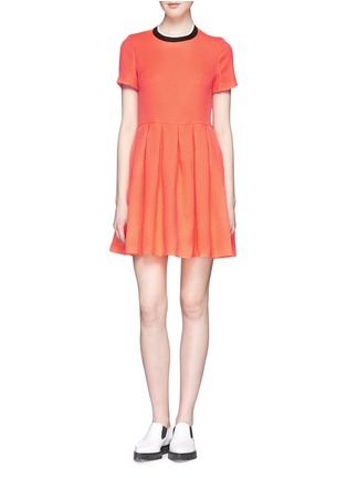 Main View - Click To Enlarge - OPENING CEREMONY - 'Ethan' embossed crepe smock dress