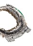 Detail View - Click To Enlarge - VENNA - Tribal bead crystal fringe spike necklace