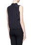 Back View - Click To Enlarge - MO&CO. EDITION 10 - Bow tie silk-blend top