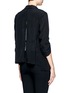 Back View - Click To Enlarge - MO&CO. EDITION 10 - Open back soft drape jacket