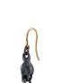 Detail View - Click To Enlarge - DELFINA DELETTREZ - 18k yellow gold and silver skull link earrings