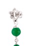Detail View - Click To Enlarge - SAMUEL KUNG - Diamond jade drop earrings