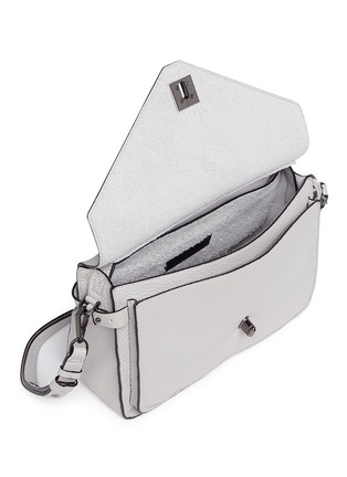  - REBECCA MINKOFF - 'Darren' pebbled leather messenger satchel