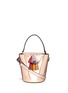 Main View - Click To Enlarge - REBECCA MINKOFF - 'Sofia' tassel mirror leather bucket bag