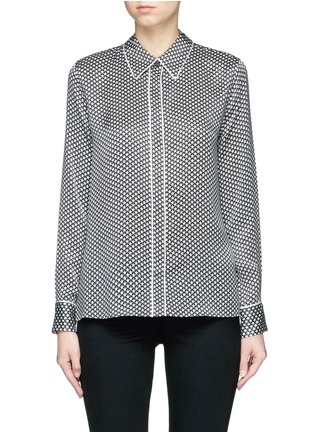 Main View - Click To Enlarge - EQUIPMENT - x Kate Moss 'Shiloh' star print silk pyjama shirt
