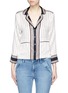 Main View - Click To Enlarge - EQUIPMENT - x Kate Moss 'Lake' stripe print silk pyjama shirt
