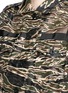 Detail View - Click To Enlarge - SACAI - Camouflage embroidered organza drawstring dress