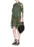 Figure View - Click To Enlarge - SACAI - Guipure lace belted dress
