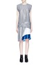 Main View - Click To Enlarge - TOGA ARCHIVES - Layered contrast hem gingham check dress
