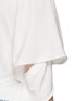 Detail View - Click To Enlarge - TOGA ARCHIVES - Asymmetric hem high gauge knit sweater