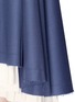 Detail View - Click To Enlarge - TOGA ARCHIVES - Low back contrast underlay wool dress