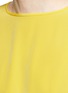 Detail View - Click To Enlarge - TIBI - Pintucked silk cropped top