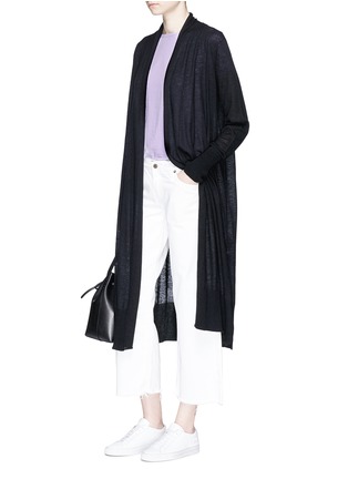 Figure View - Click To Enlarge - VINCE - Cashmere long cardigan
