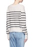 Back View - Click To Enlarge - VINCE - Stripe textured wool blend knit sweater