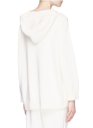 Back View - Click To Enlarge - VINCE - Oversized cotton knit hoodie