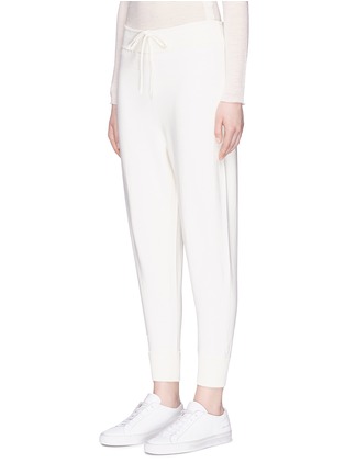 Front View - Click To Enlarge - VINCE - Drawstring waist knit jogging pants