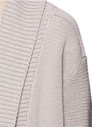 Detail View - Click To Enlarge - VINCE - Shawl collar open front cardigan