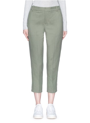 Main View - Click To Enlarge - VINCE - Coin pocket cropped twill pants