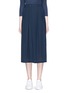 Main View - Click To Enlarge - VINCE - Pleated silk crepe culottes
