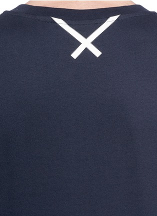 Detail View - Click To Enlarge - ADIDAS - 'XBYO' reflective print cotton T-shirt