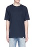 Main View - Click To Enlarge - ADIDAS - 'XBYO' reflective print cotton T-shirt