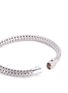 Detail View - Click To Enlarge - JOHN HARDY - Diamond silver small woven chain bracelet