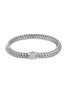 Main View - Click To Enlarge - JOHN HARDY - Diamond silver small woven chain bracelet