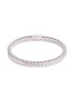Figure View - Click To Enlarge - JOHN HARDY - Diamond silver small woven chain bracelet