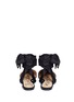 Back View - Click To Enlarge - SAM EDELMAN - 'Brandie' ankle tie satin flats