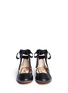 Front View - Click To Enlarge - SAM EDELMAN - 'Fallon' lace-up ballet flats
