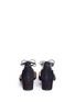 Back View - Click To Enlarge - SAM EDELMAN - 'Loretta' suede ankle tie d'Orsay pumps