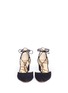 Front View - Click To Enlarge - SAM EDELMAN - 'Loretta' suede ankle tie d'Orsay pumps
